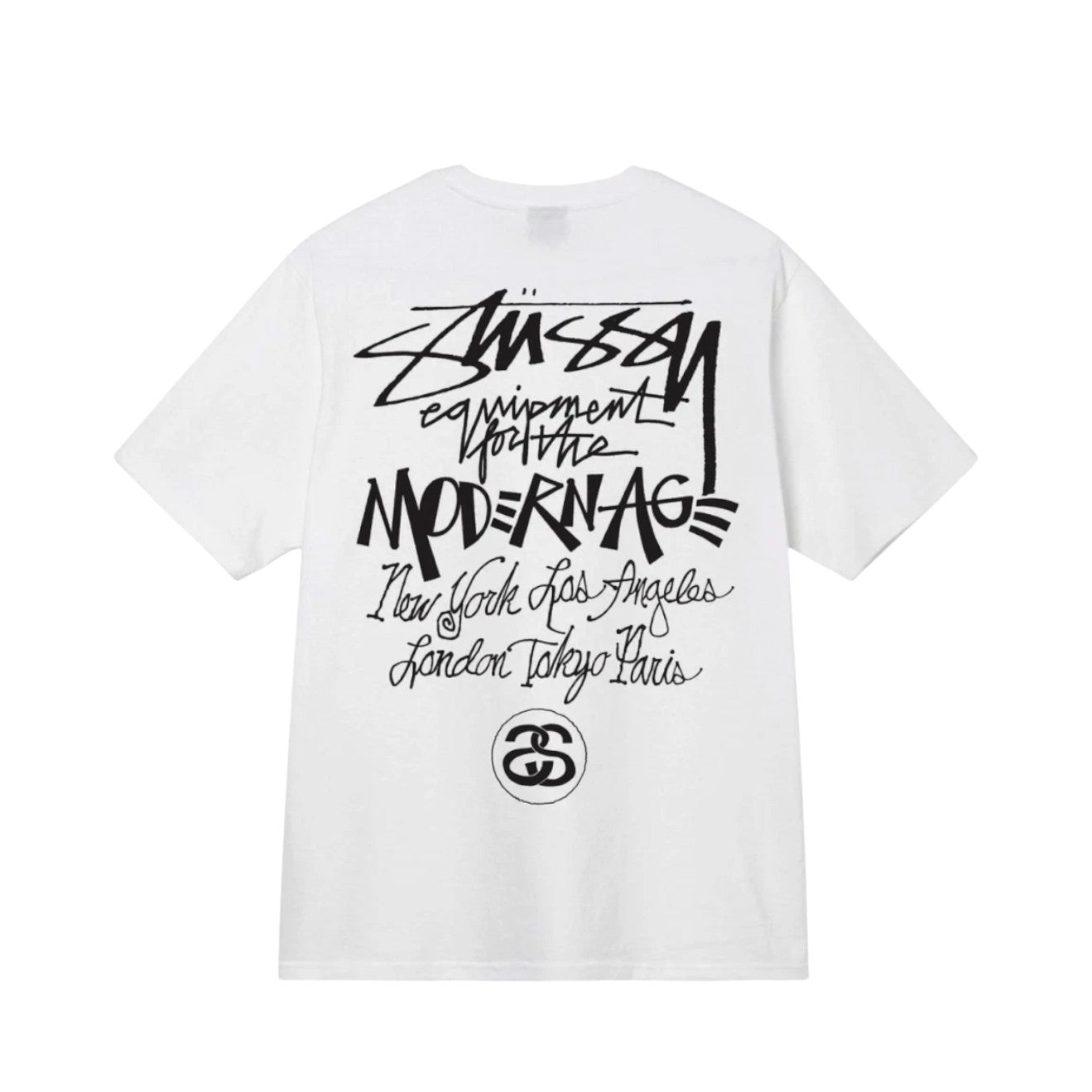 Stussy Modern Age Pigment Dyed T-Shirt White
