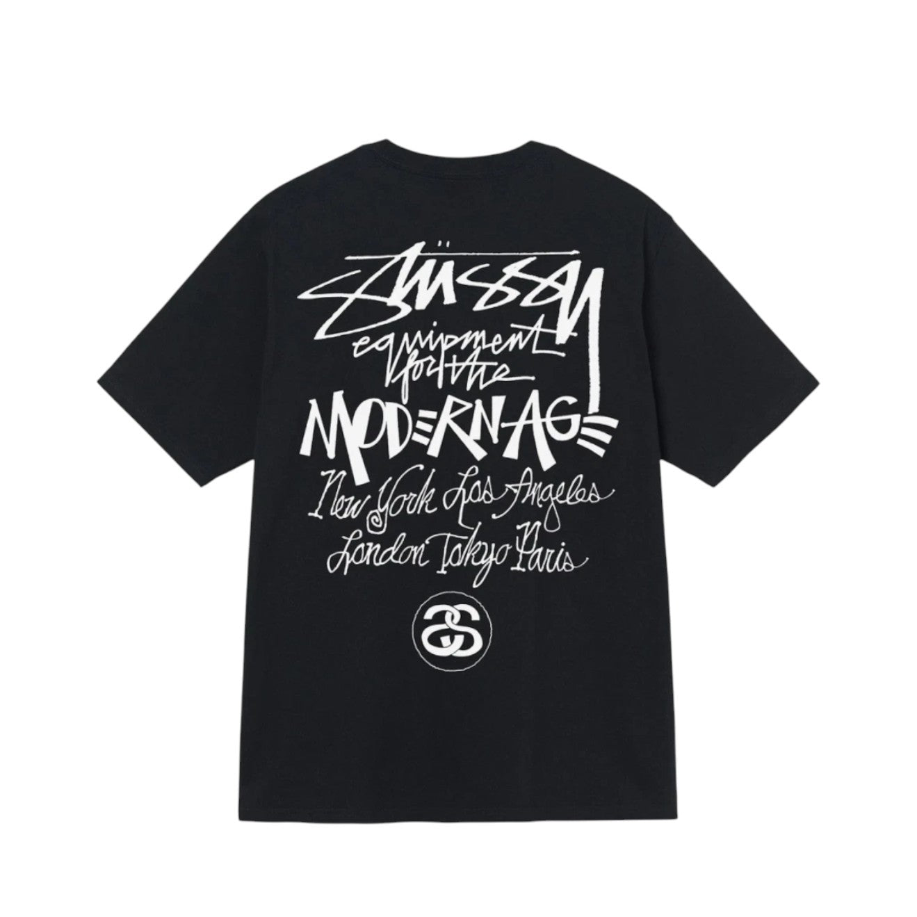 Stussy Modern Age Pigment Dyed T-Shirt Black