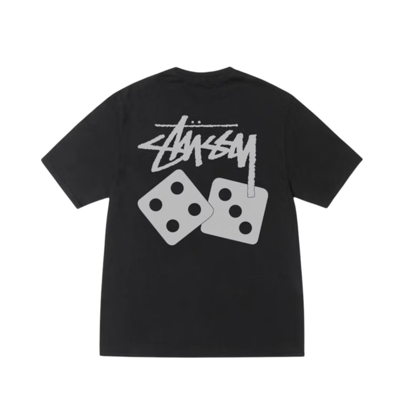 Stussy Dice Pigment Dyed T-Shirt Black