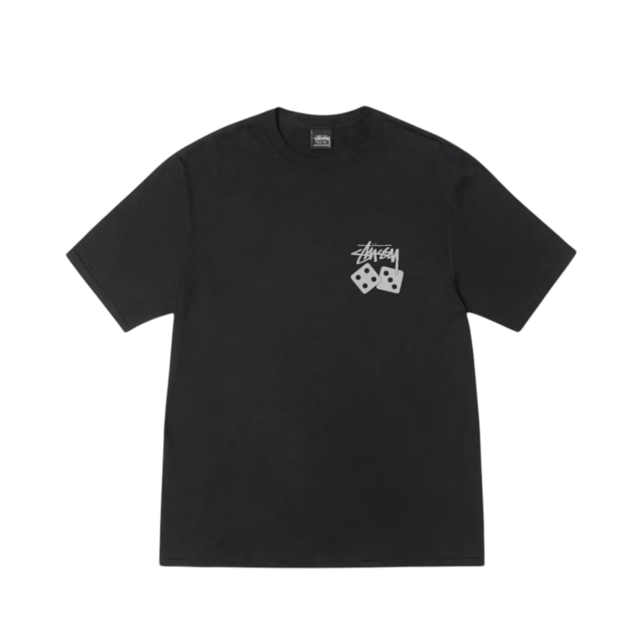 Stussy Dice Pigment Dyed T-Shirt Black