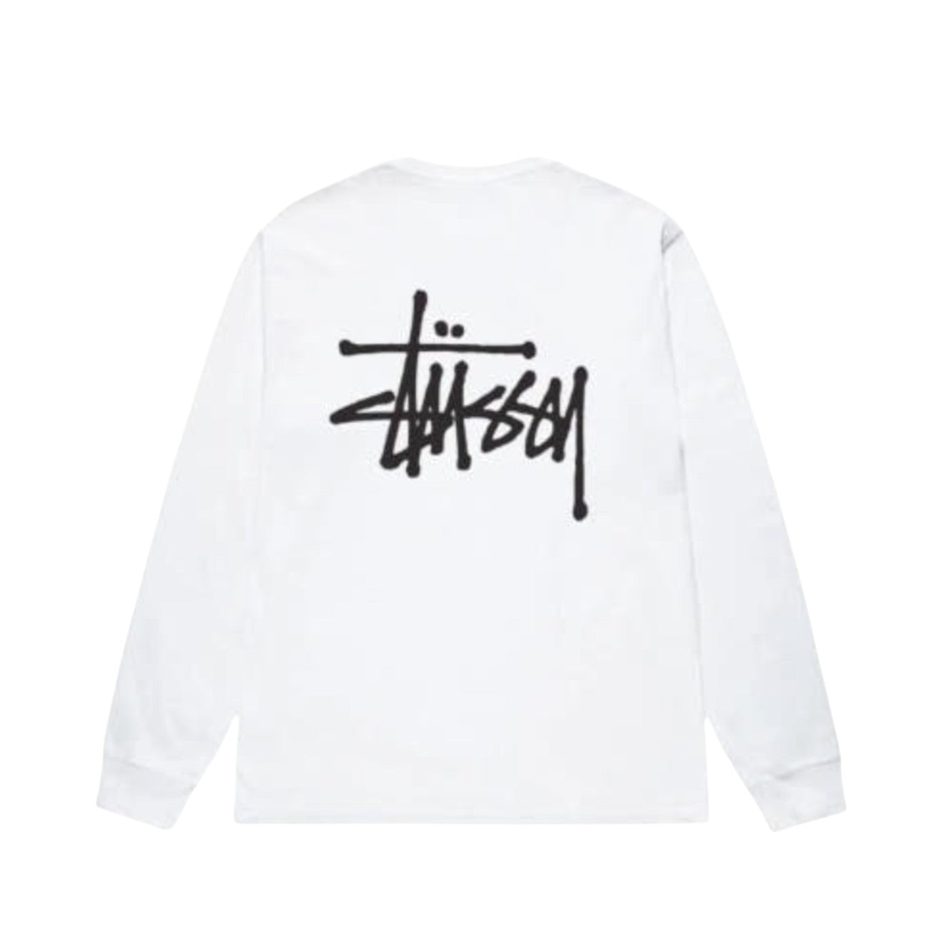 Stussy Basic Long Sleeve T-Shirt White