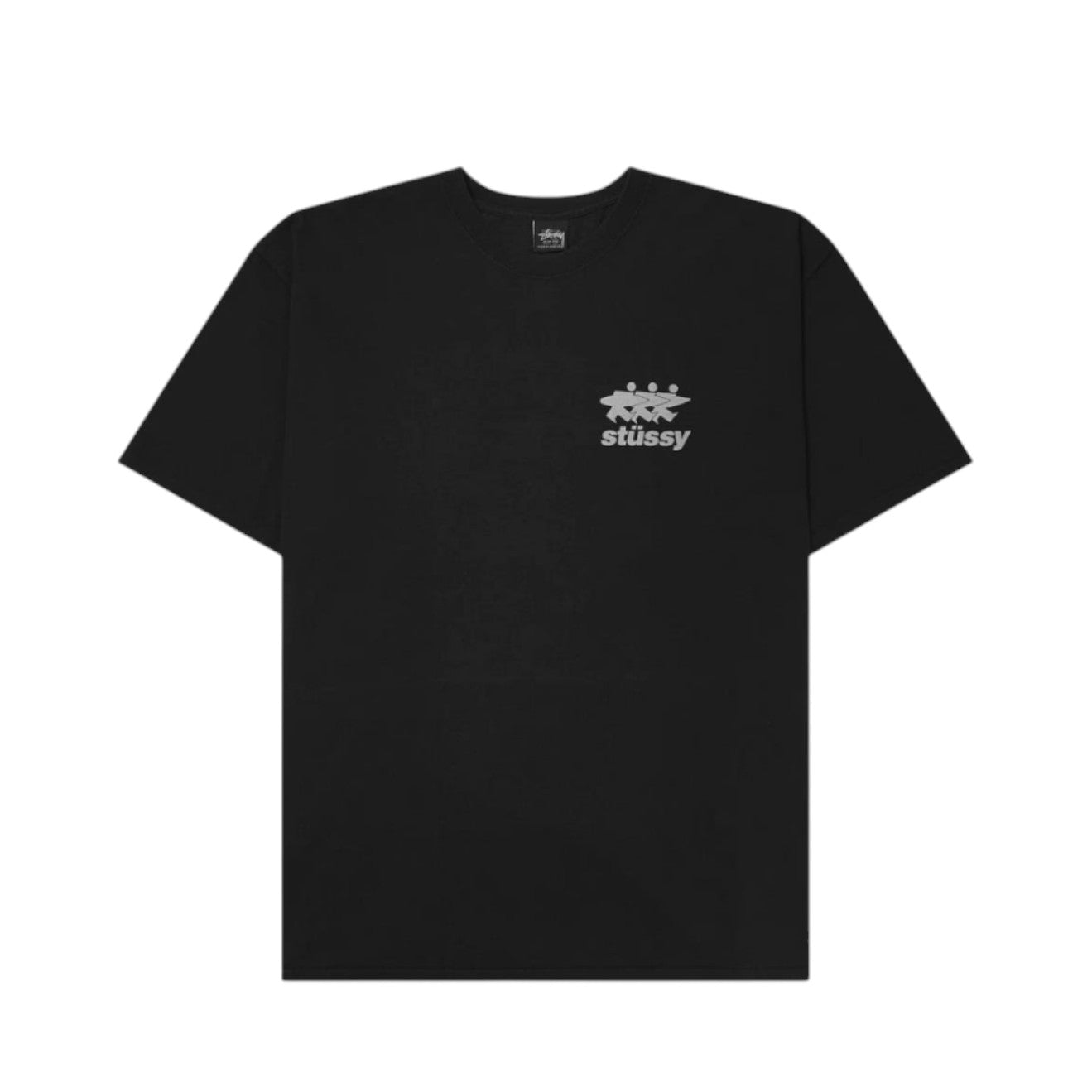 Stussy Surfwalk Pigment Dyed T-Shirt Black