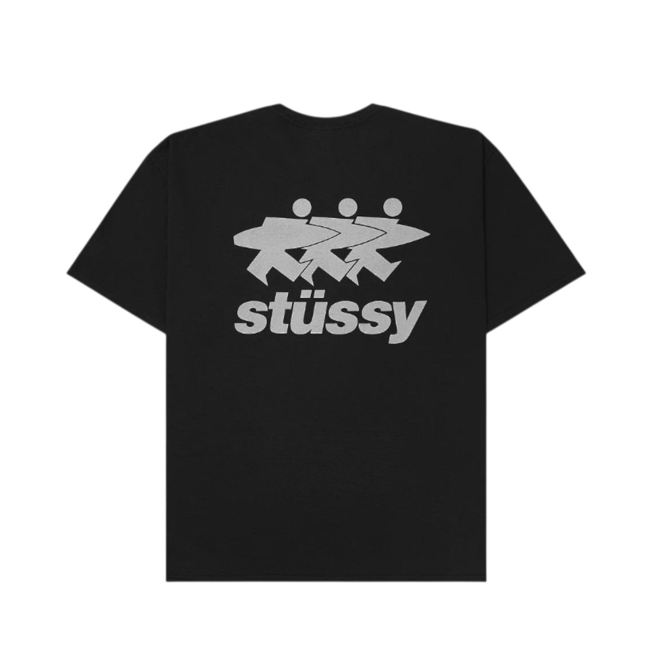 Stussy Surfwalk Pigment Dyed T-Shirt Black