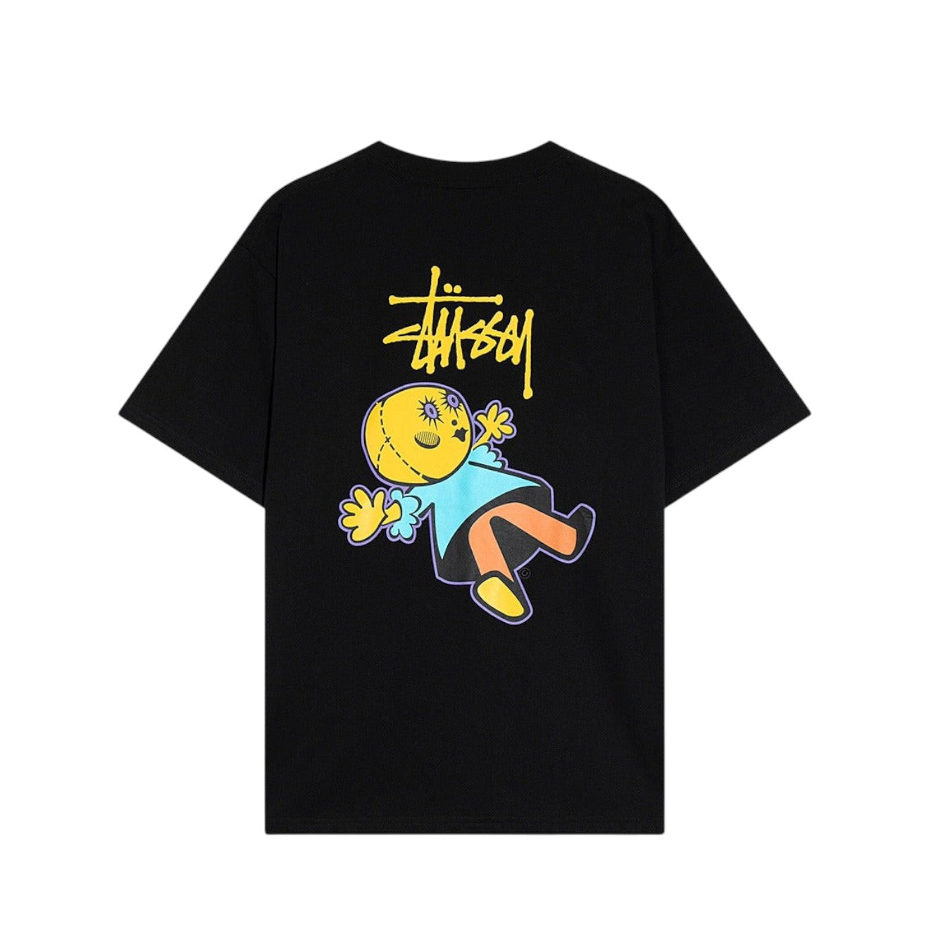 Stussy Dollie Pigment Dyed T-Shirt Black