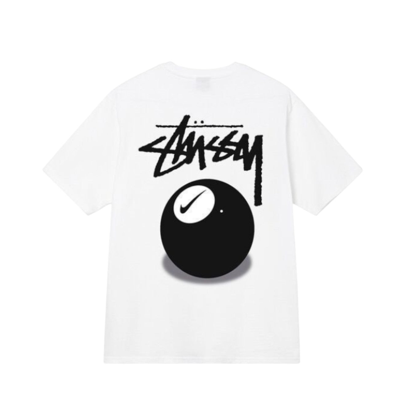 Stussy X Nike 8 Ball T-shirt White