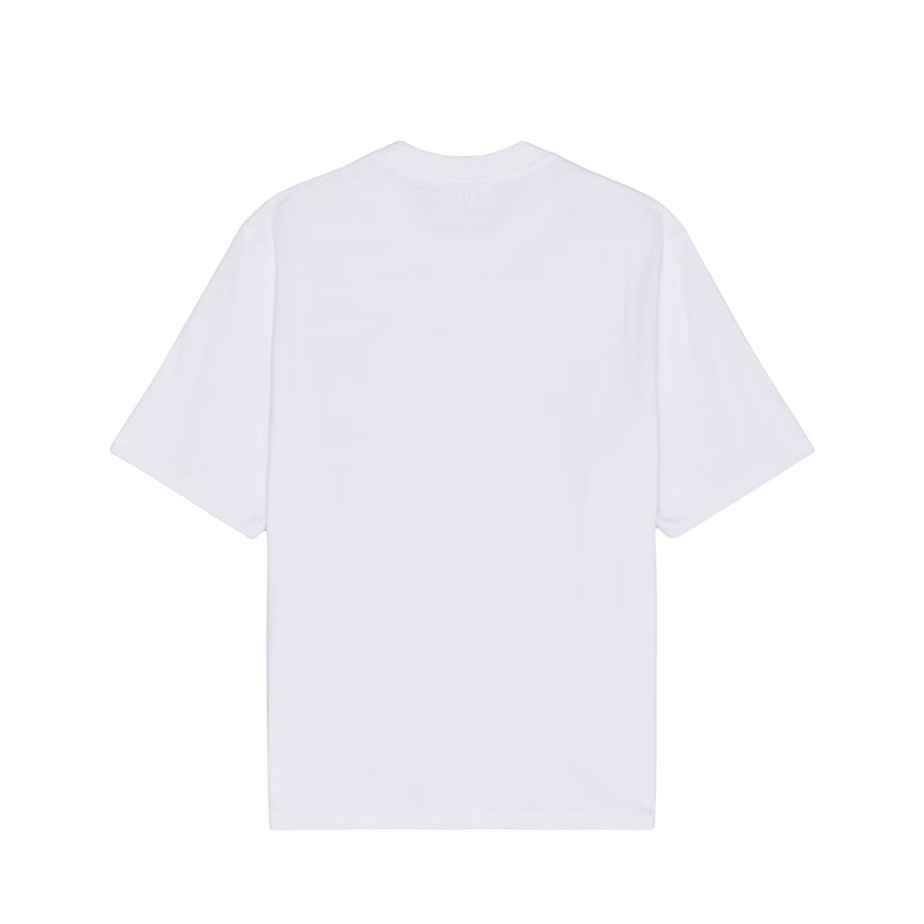 AMI Paris White Cotton Ami de Coeur T-shirt